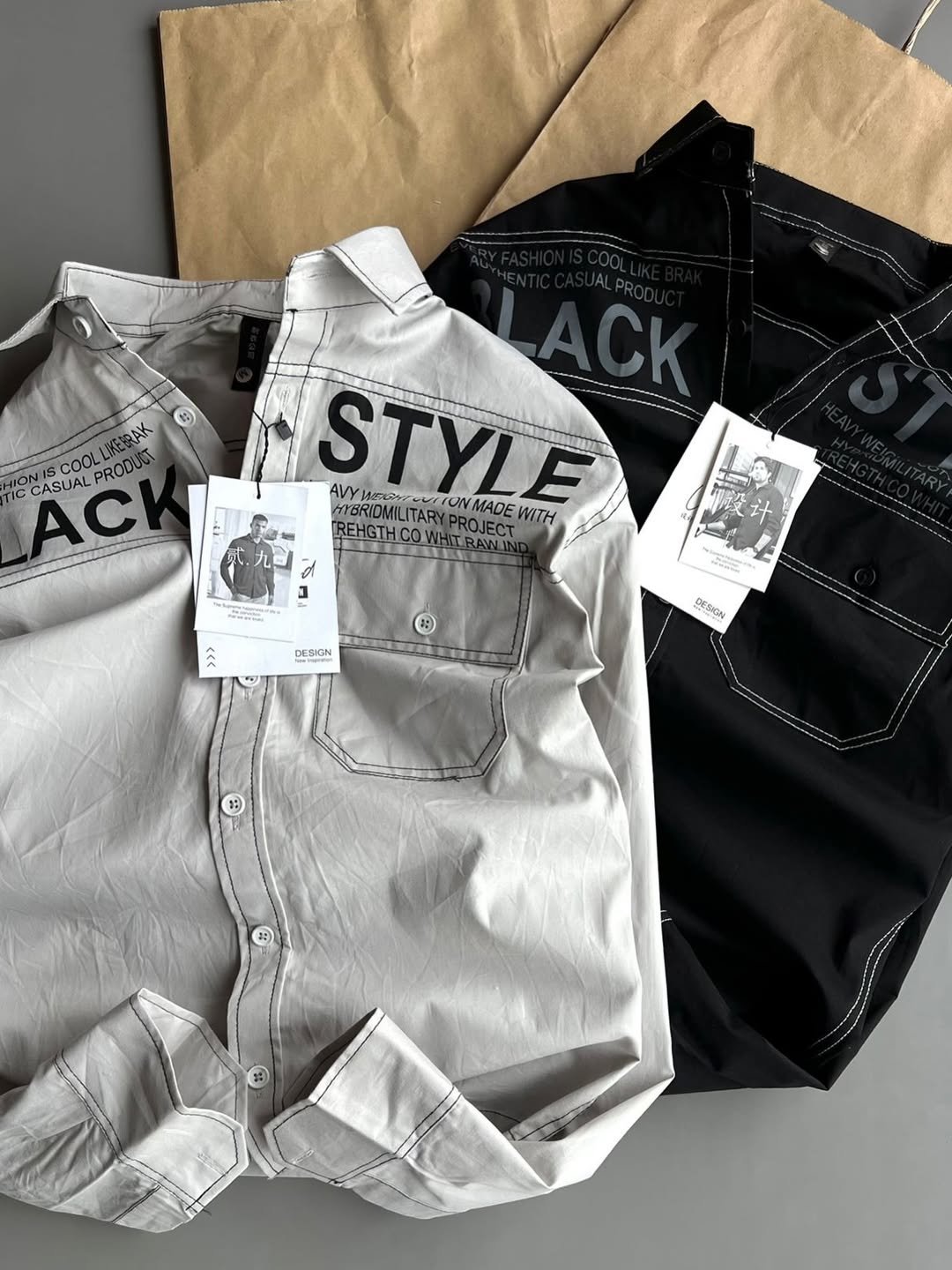 The Tactical Contrast-Stitch Shirts Drop at Royal Fashion